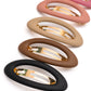 Jumbo Oval Hair Clips Set of 5