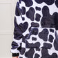 Kids Oversized Hoodie Blanket in Cow