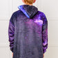 Kids Oversized Hoodie Blanket in Starry Sky