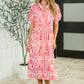 La Femme Hour Collared Button Down Dress