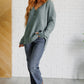 Lakeside View Drop Shoulder Sweater in Sage