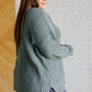 Lakeside View Drop Shoulder Sweater in Sage