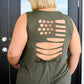 Land of the Free Tank in Olive