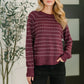 Leaves or Breeze Long Sleeve Knit Top