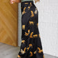 Legendary in Leopard Satin Wide Leg Pants