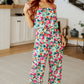 Life of the Party Floral Jumpsuit in Green