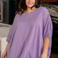 Lilac Whisper Dolman Sleeve Top