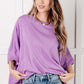 Lilac Whisper Dolman Sleeve Top