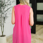 Lizzy Tank Dress in Hot Pink