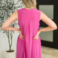 Lizzy Tank Dress in Magenta