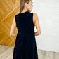 Lizzy Tiered Tank Dress in Black