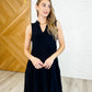 Lizzy Tiered Tank Dress in Black