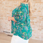 Lizzy Top in Emerald and Purple Paisley