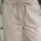 Lounge Line Wide Leg Sweats in Ash Mocha