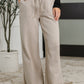 Lounge Line Wide Leg Sweats in Ash Mocha