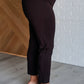 Magic Ankle Crop Skinny Pants in Chocolate