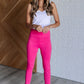 Magic Skinny 28" Pants in Hot Pink