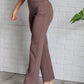 Magic Straight Pants in Dark Mocha