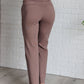 Magic Straight Pants in Dark Mocha