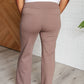 Magic Straight Pants in Dark Mocha