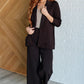 Magic Wide Leg Crop Pants in Chocolate