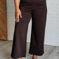 Magic Wide Leg Crop Pants in Chocolate