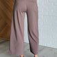 Magic Wide Leg Crop Pants in Dark Mocha