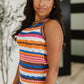 Max Aura Points Striped Knit Tank