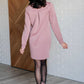 Milan Travel Shift Dress in Mauve