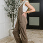 Mood Match Relaxed Spaghetti Strap Jumpsuit in Mocha