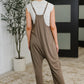 Mood Match Relaxed Spaghetti Strap Jumpsuit in Mocha