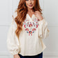 More Than You Would Think Embroidered Blouse