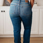 Morgan High Rise Distressed Straight Jeans