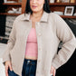 My Best Offer Quilted Texture Shacket