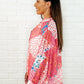 No Hesitation Mixed Print Blouse