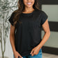 Not So Basic Pocket Tee in Black