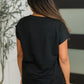 Not So Basic Pocket Tee in Black