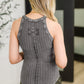 Offbeat Essential Mineral Washed Tank in Ash Grey