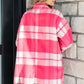 Passion in Plaid Coat in Pink