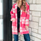 Passion in Plaid Coat in Pink