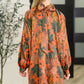 Petals After Dark Balloon Sleeve Dress