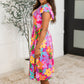 Pineapple Express Yourself Flutter Sleeve Dress