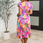 Pineapple Express Yourself Flutter Sleeve Dress