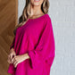 Pink Thoughts Chenille Blouse