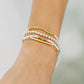 Poised & Polished Bracelet Set in White and Gold
