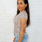Purrfectly Wild Round Neck Knit Top