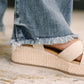 Robin High Waist Bootcut with Fray Hem