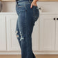 Rose High Rise 90's Straight Jeans in Dark Wash