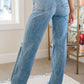 Rose High Rise 90's Straight Jeans in Light Wash