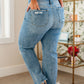 Rose High Rise 90's Straight Jeans in Light Wash